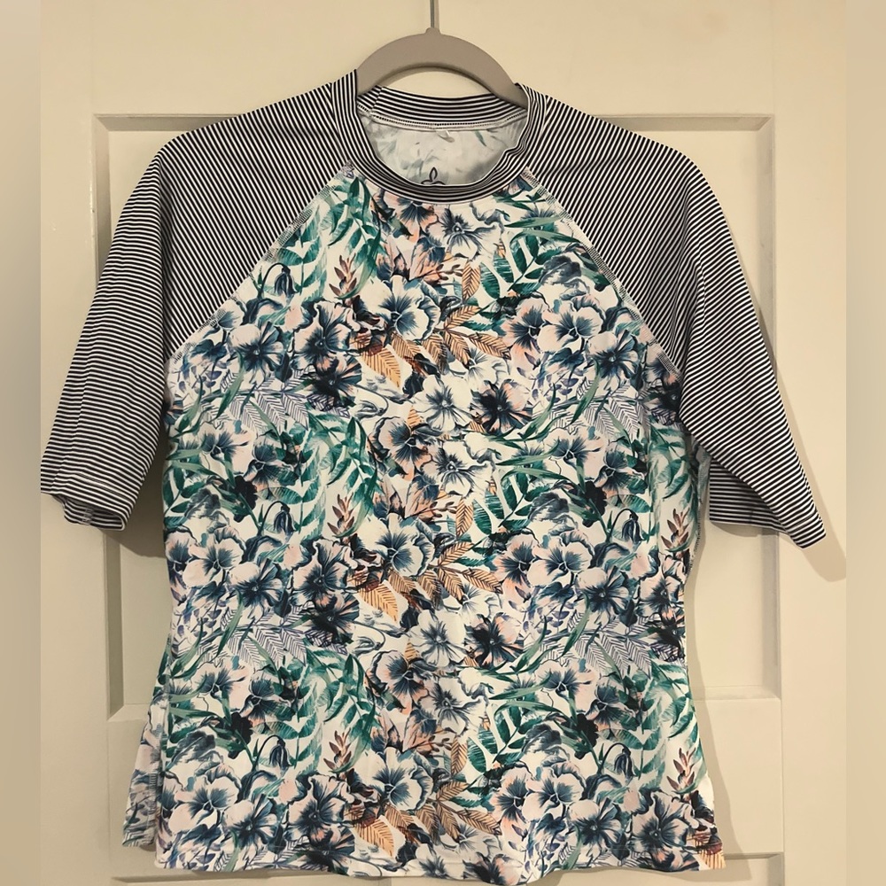 PrAna Women’s Janae Rash Guard Top Size M
